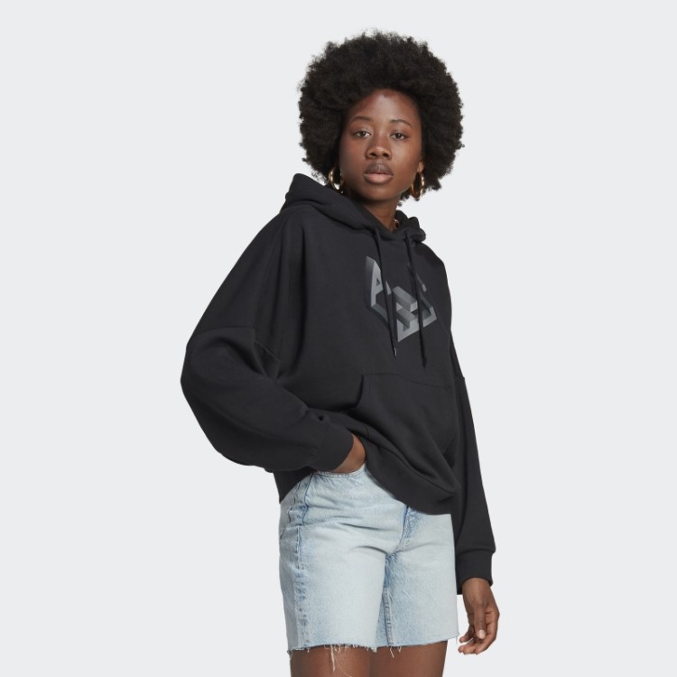 Adidas Moletom Com Capuz Preto Arsenal Dna Gráfico
