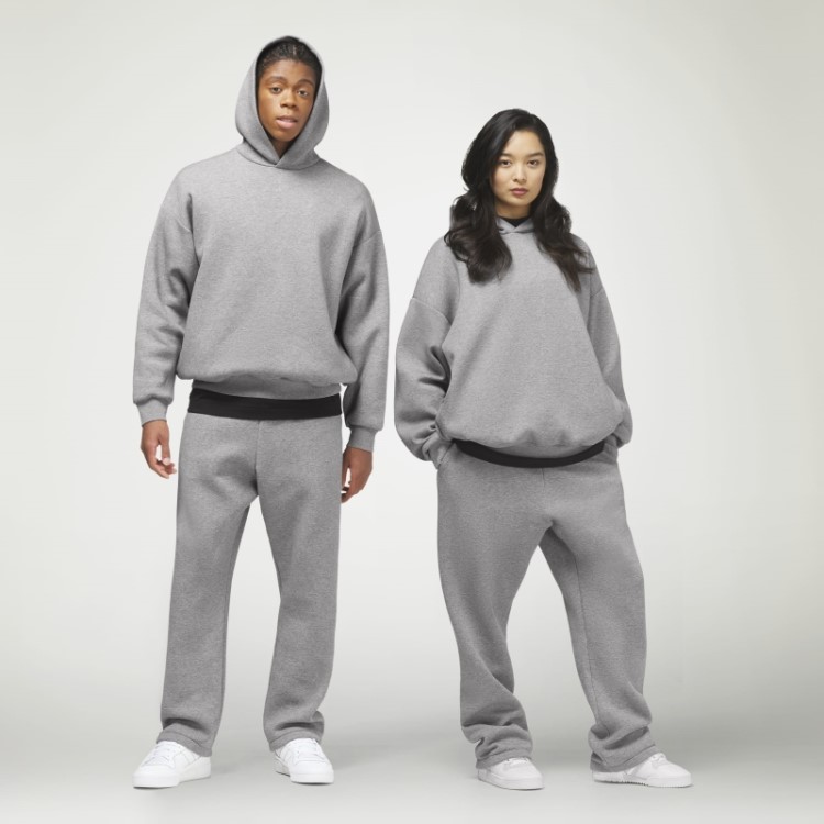 Calças Mescladas De Basquete Adidas Aveia Escura