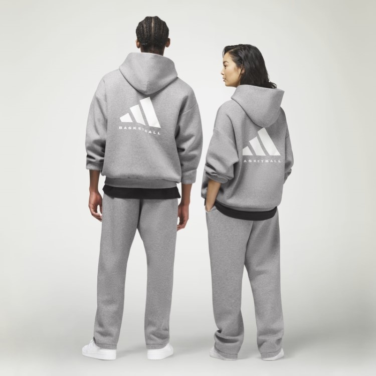 Cueca De Treino De Basquete Adidas Quente De Aveia Escura