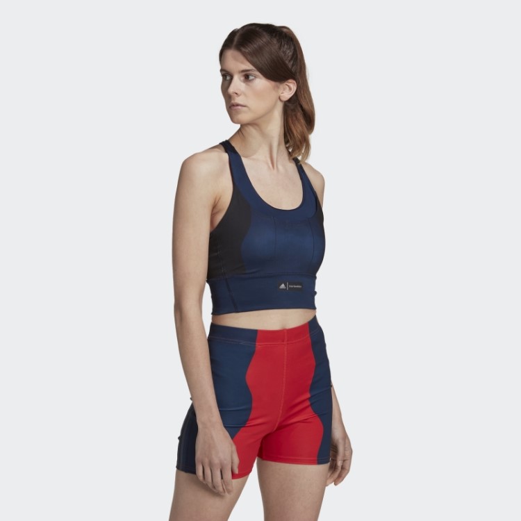 Sutiã De Bolso De Suporte Médio Adidas Navy Marimekko