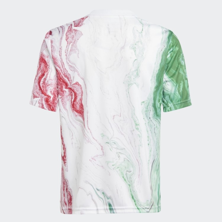 Camisa Vermelha Adidas Italia Pré-jogo Moda