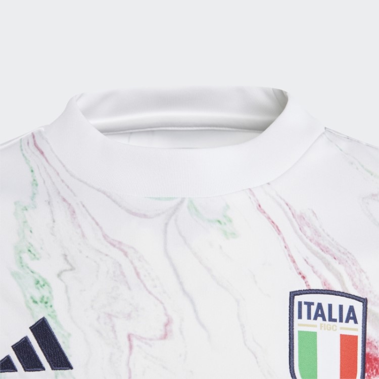 Camisa Vermelha Adidas Italia Pré-jogo Moda