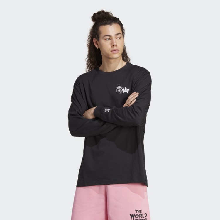 Adidas Hack The Elite T-shirt De Manga Comprida Preta