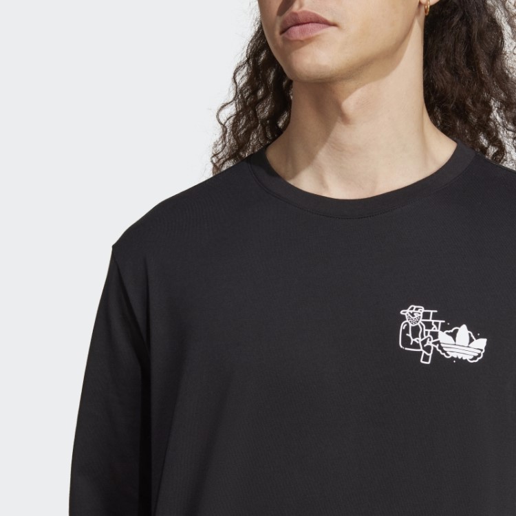 Adidas Hack The Elite T-shirt De Manga Comprida Preta