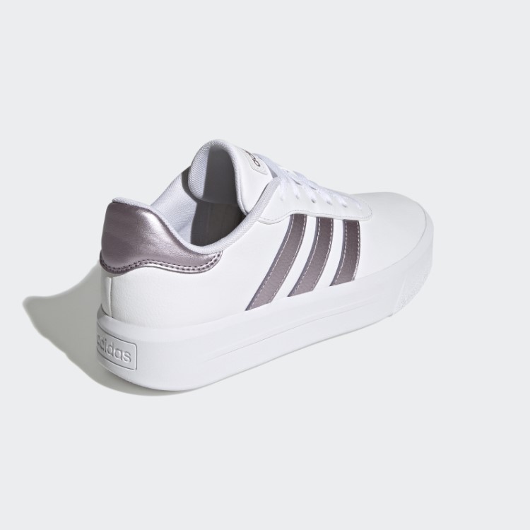 Adidas Sapato Plataforma Quadra Roxo Fosco Met