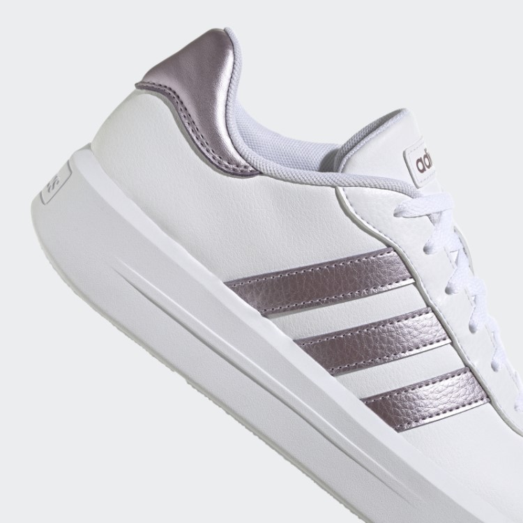 Adidas Sapato Plataforma Quadra Roxo Fosco Met