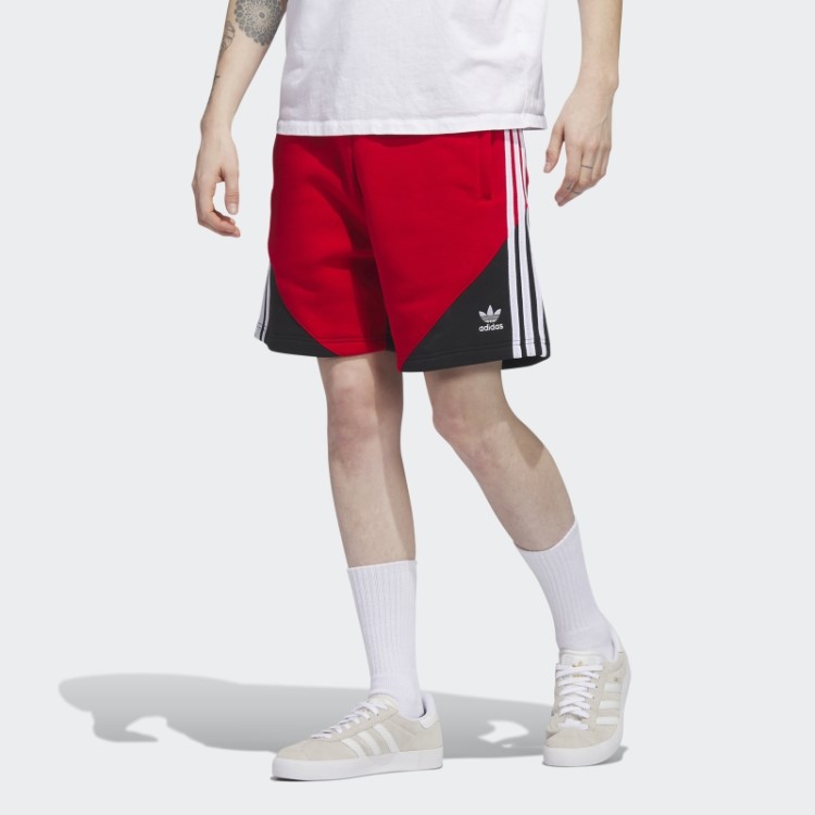 Shorts De Lã Sst Adidas Escarlate