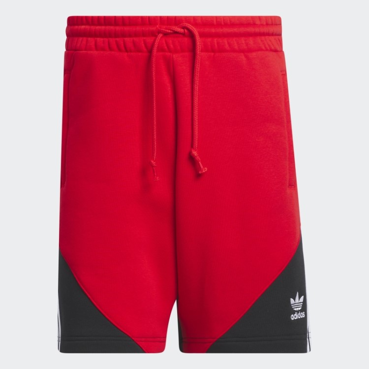 Shorts De Lã Sst Adidas Escarlate