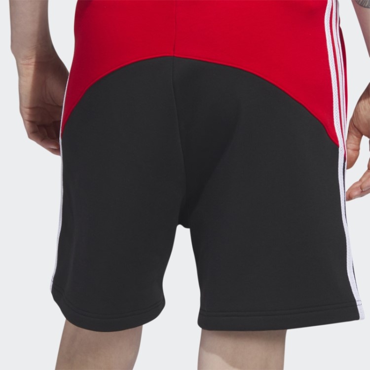 Shorts De Lã Sst Adidas Escarlate