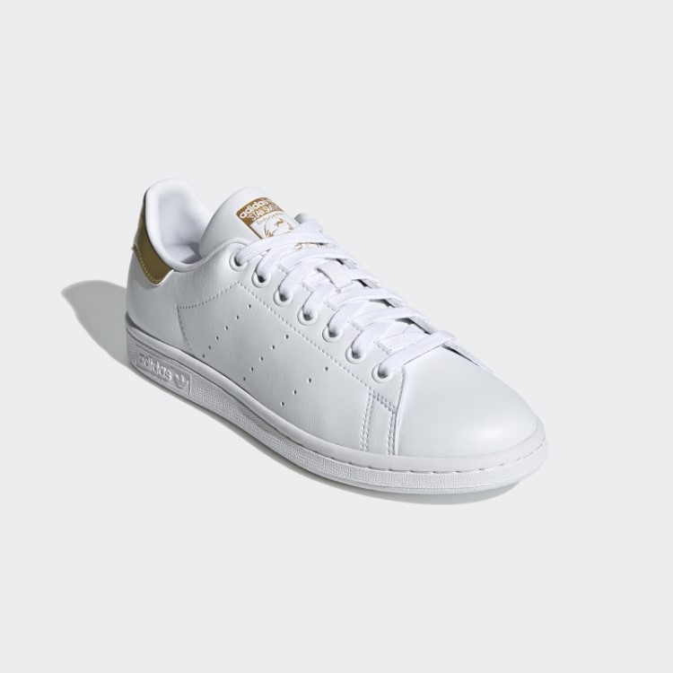Sapatos Adidas Stan Smith Ouro Metálico Moda