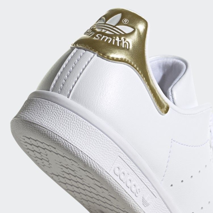 Sapatos Quentes Adidas Stan Smith Ouro Metálico