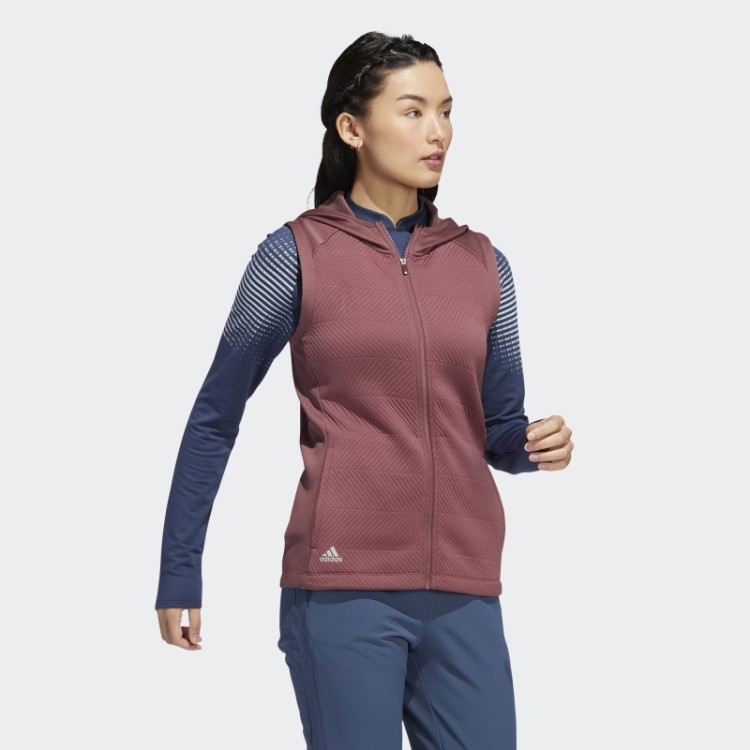 Cold.rdy Colete Com Zíper Completo Adidas Bordô