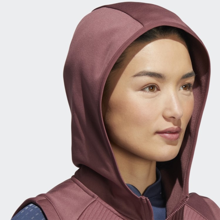 Cold.rdy Colete Com Zíper Completo Adidas Bordô