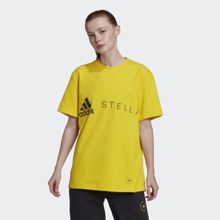 Camiseta Amarela Adidas By Stella Mccartney Logo Quente