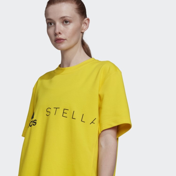 Camiseta Amarela Adidas By Stella Mccartney Logo Quente