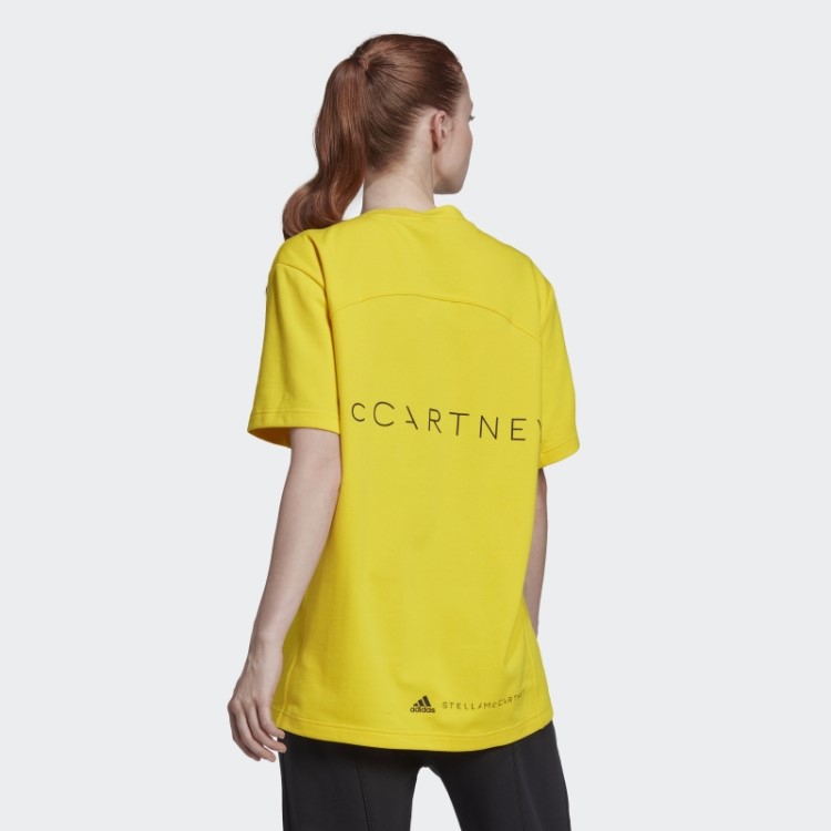 Camiseta Amarela Adidas By Stella Mccartney Logo Quente