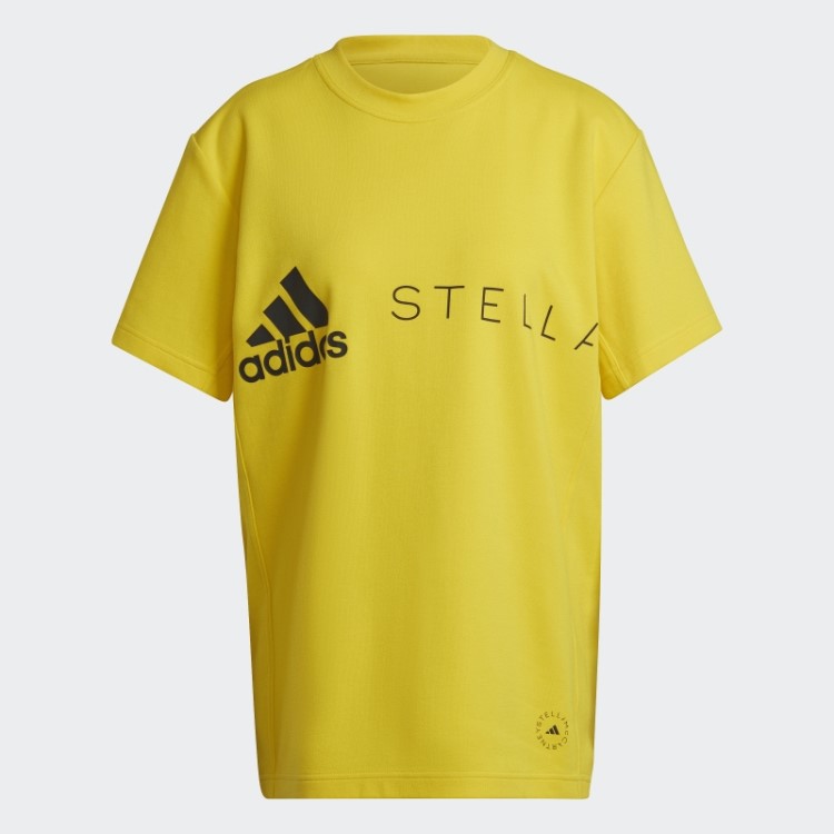 Camiseta Amarela Adidas By Stella Mccartney Logo Quente