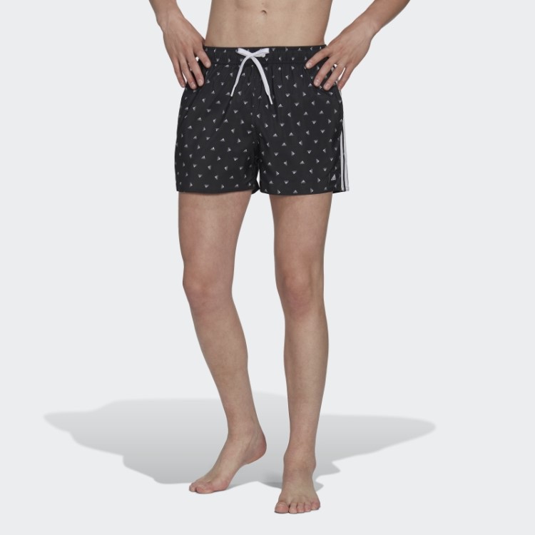 Short De Natação Clx Mini Logo Preto Adidas