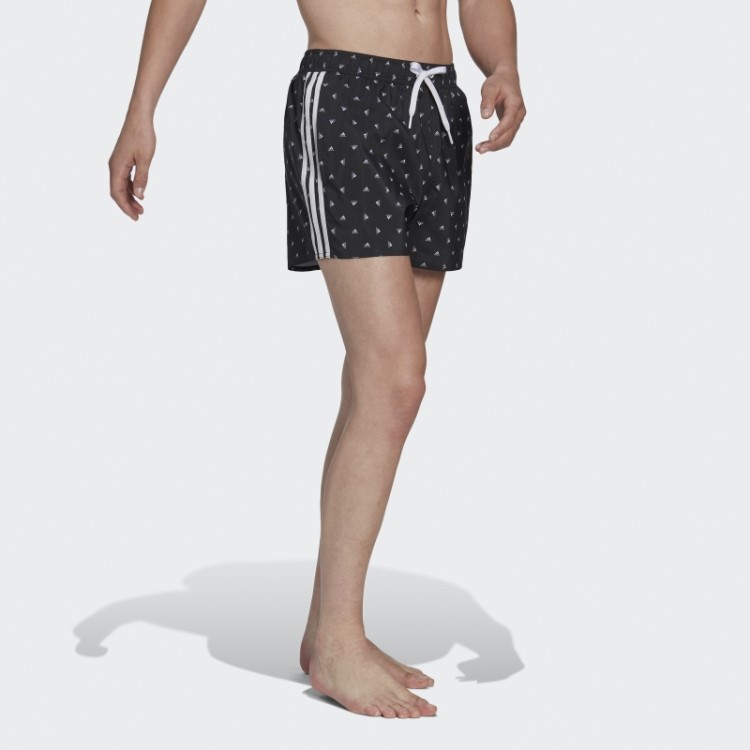 Short De Natação Clx Mini Logo Preto Adidas