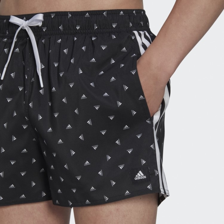 Short De Natação Clx Mini Logo Preto Adidas