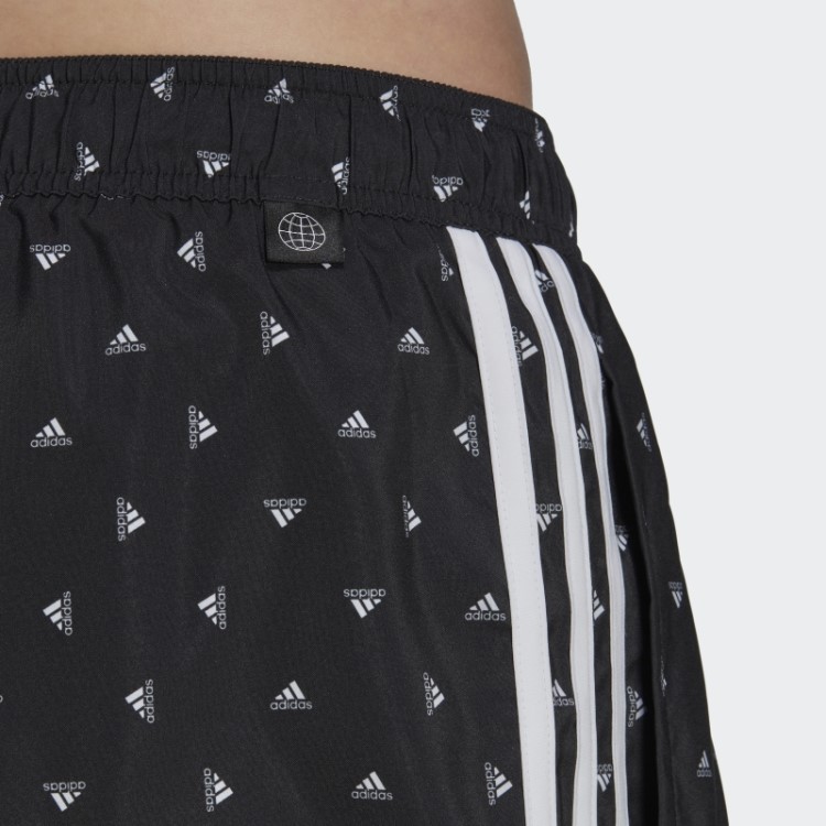Short De Natação Clx Mini Logo Preto Adidas