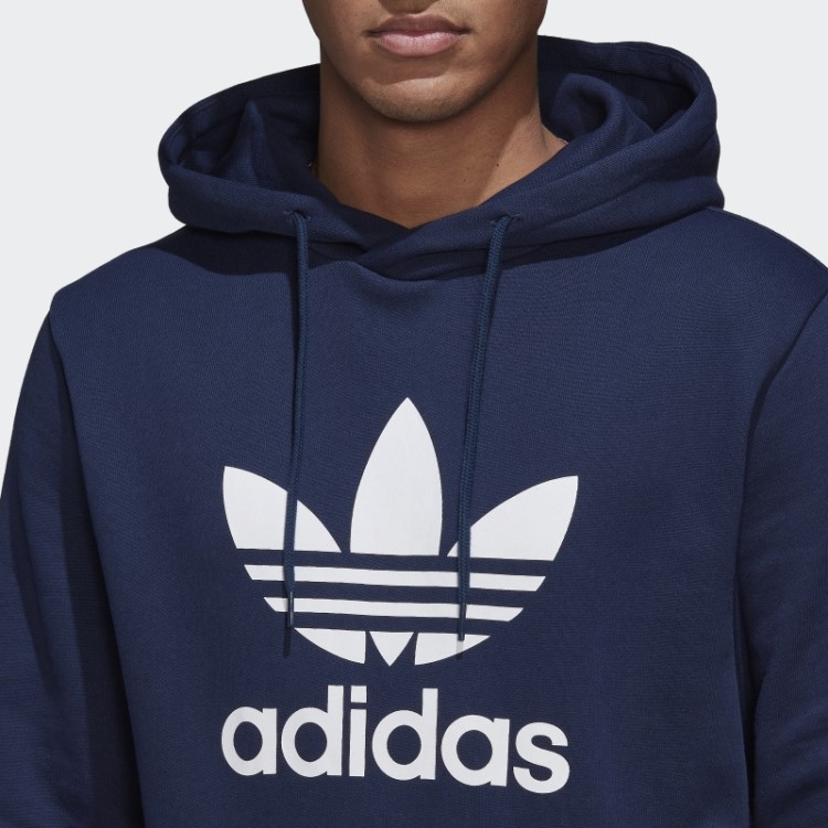 Moletom Com Capuz Adicolor Classics Trefoil Night Indigo Adidas