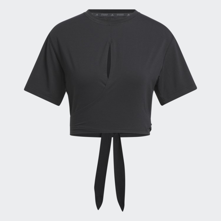 Camiseta Preta Adidas Yoga Studio