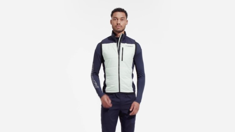 Adidas Terrex Primaloft Colete De Isolamento Híbrido Verde