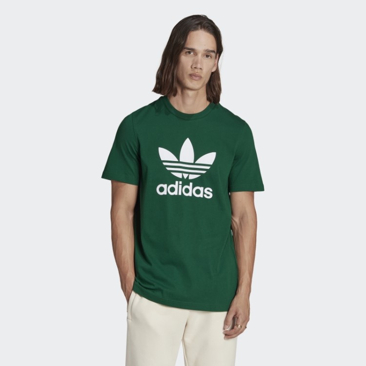 Camiseta Verde Escuro Adicolor Classics Trefoil Adidas