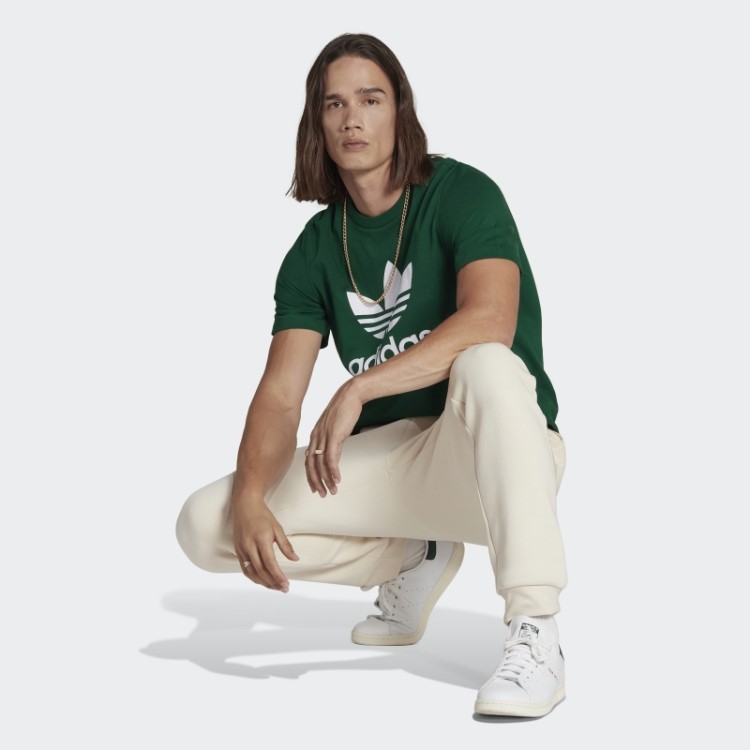 Camiseta Verde Escuro Adicolor Classics Trefoil Adidas