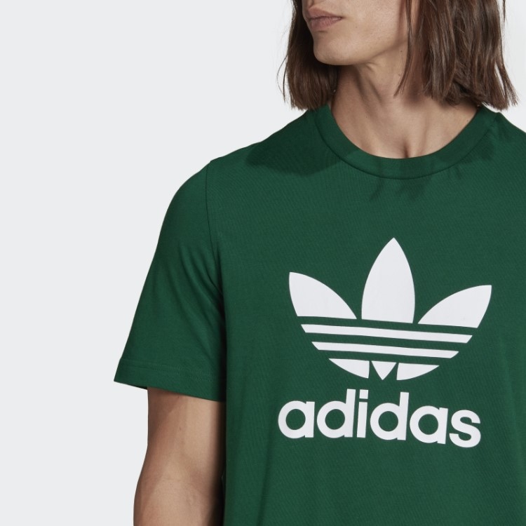 Camiseta Verde Escuro Adicolor Classics Trefoil Adidas