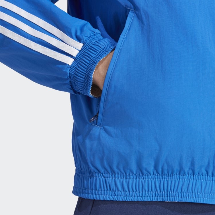 Jaqueta Azul Adidas Italia Hino Reversível