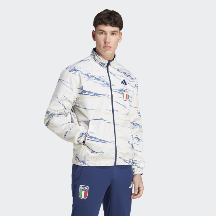 Jaqueta Hino Azul Italia Adidas