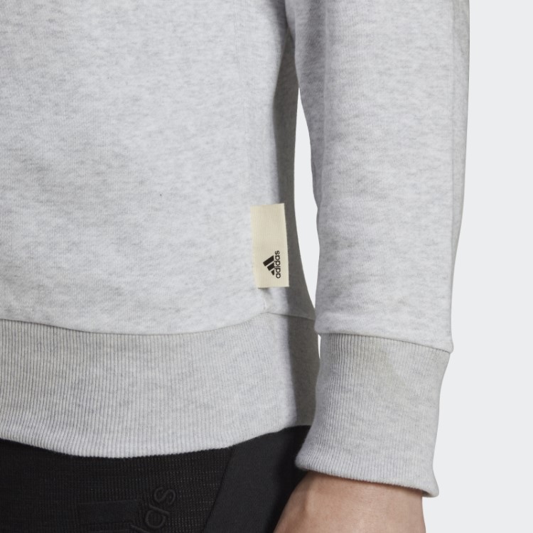 Moletom Solto Studio Lounge Cinza Claro Urze Adidas