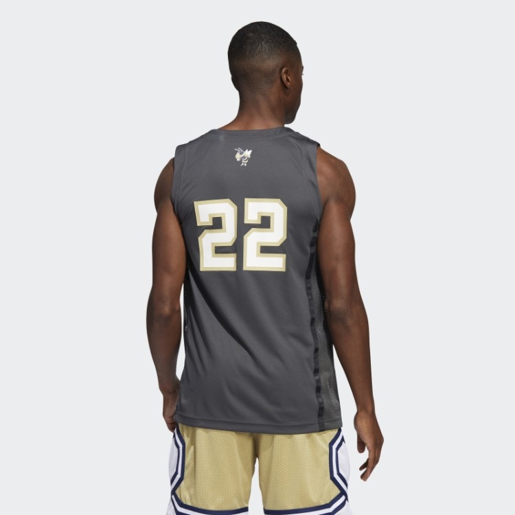 Jaquetas Amarelas Cinza Escuro Swingman Jersey Adidas