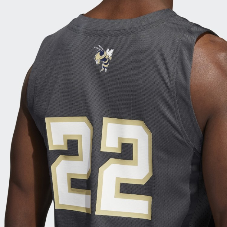 Jaquetas Amarelas Cinza Escuro Swingman Jersey Adidas