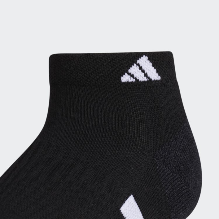 Meias Adidas Amortecidas Cano Baixo 3 Pares Cinza
