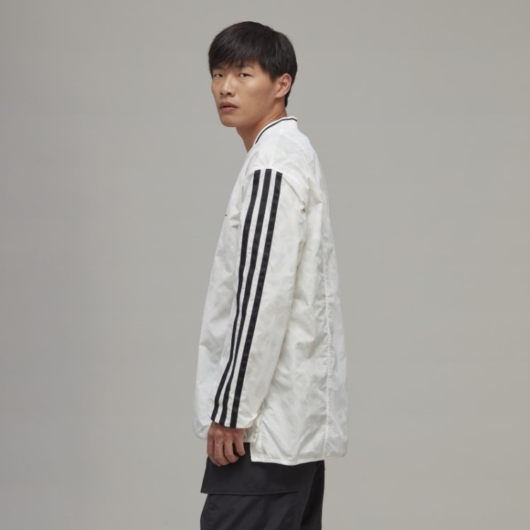 Camiseta De Manga Longa Com As Três Listras Adidas Y-3