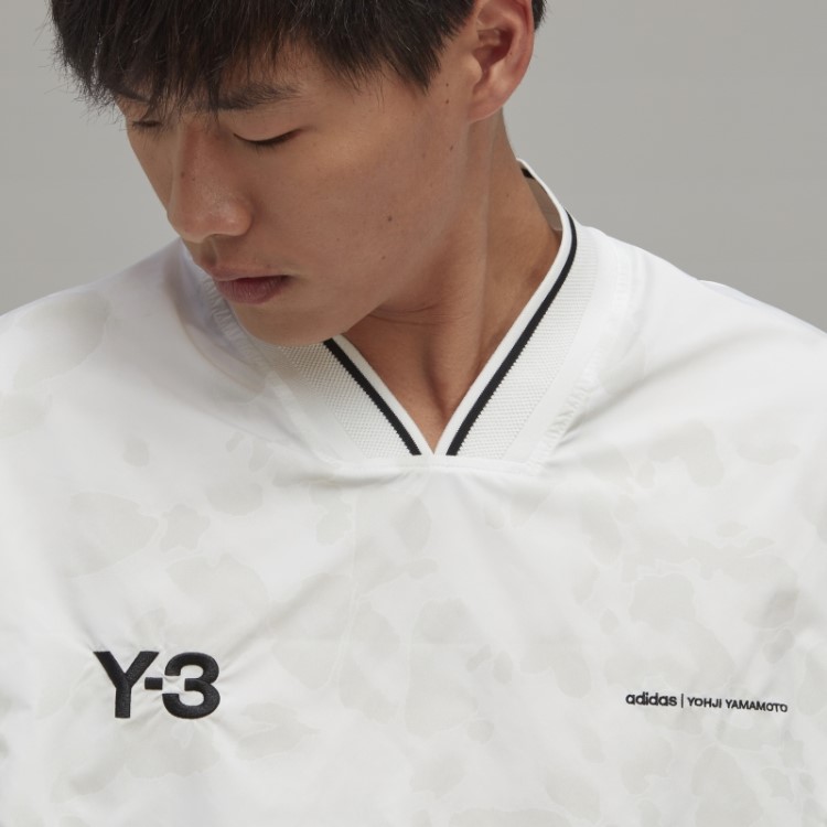 Camiseta De Manga Longa Com As Três Listras Adidas Y-3