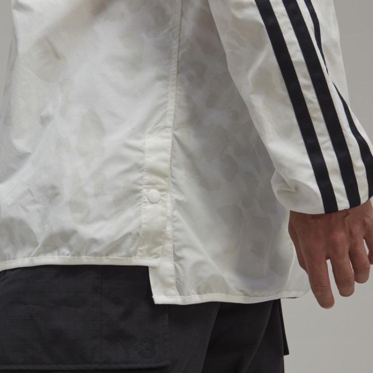 Camiseta De Manga Longa Com As Três Listras Adidas Y-3