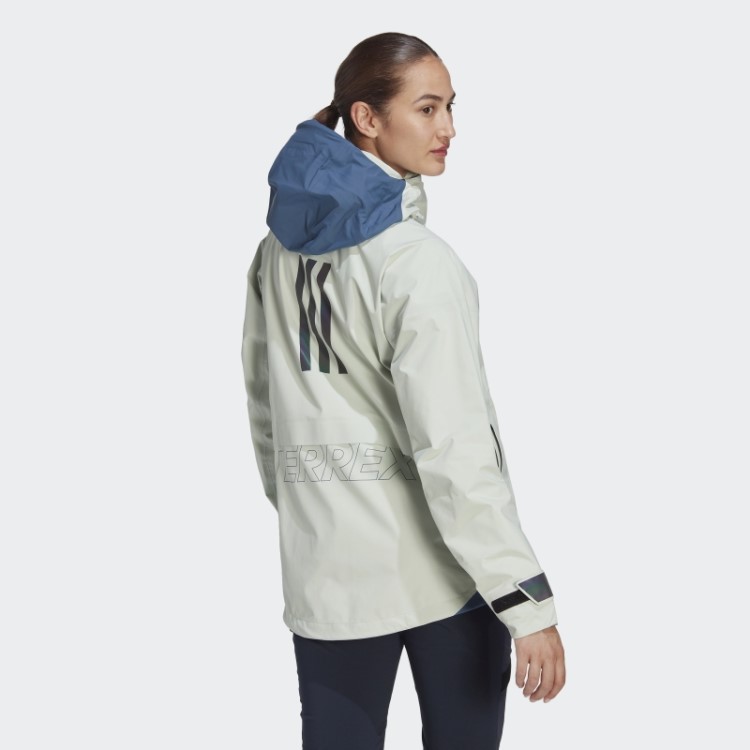 Jaqueta De Chuva Verde Terrex Myshelter Gore-tex Adidas
