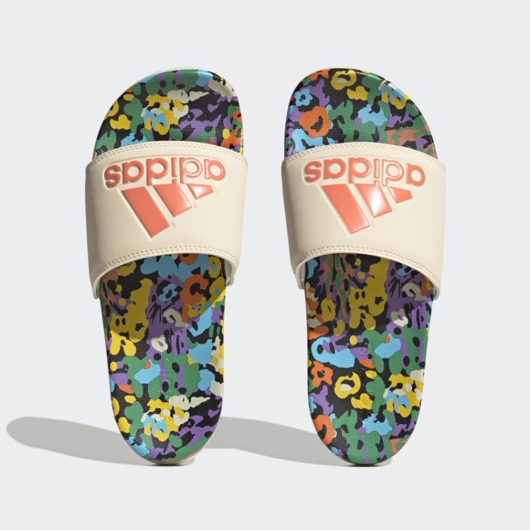 Tom Ecru Adilette Comfort Slides Adidas