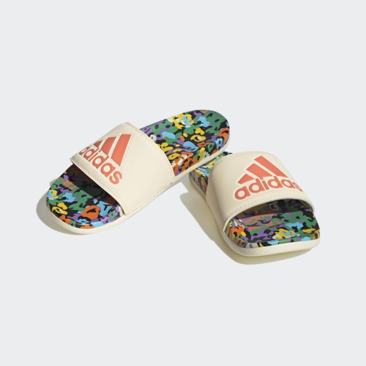 Tom Ecru Adilette Comfort Slides Adidas