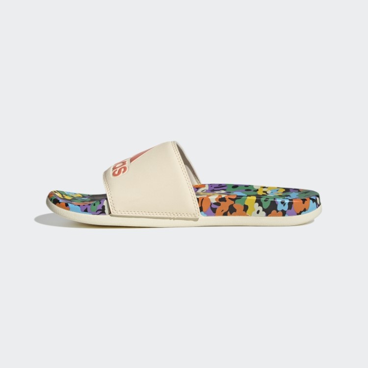 Tom Ecru Adilette Comfort Slides Adidas