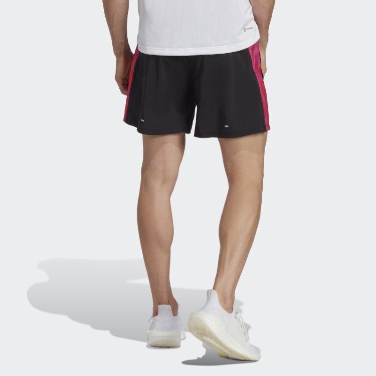Adidas Preto Possui Shorts Sazonais De Corrida