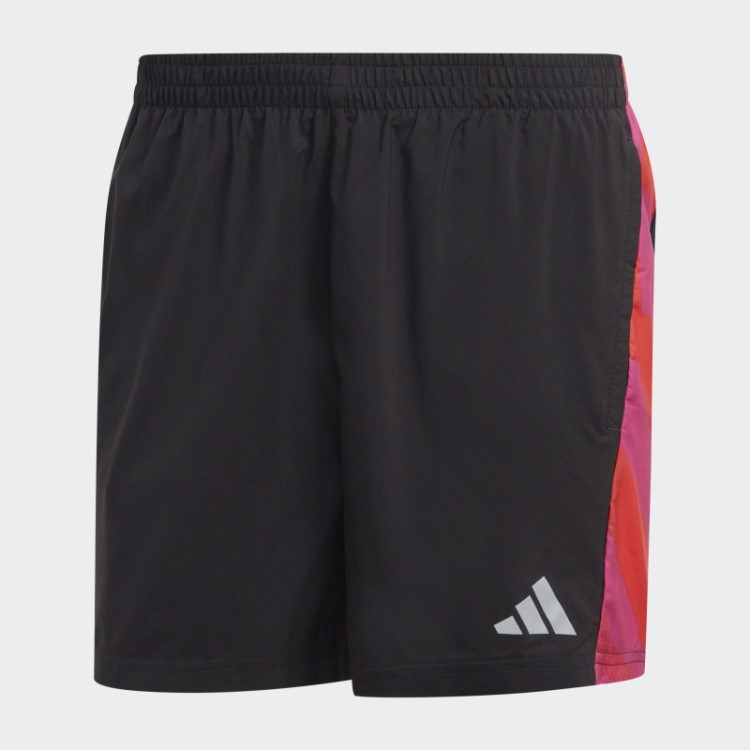Adidas Preto Possui Shorts Sazonais De Corrida