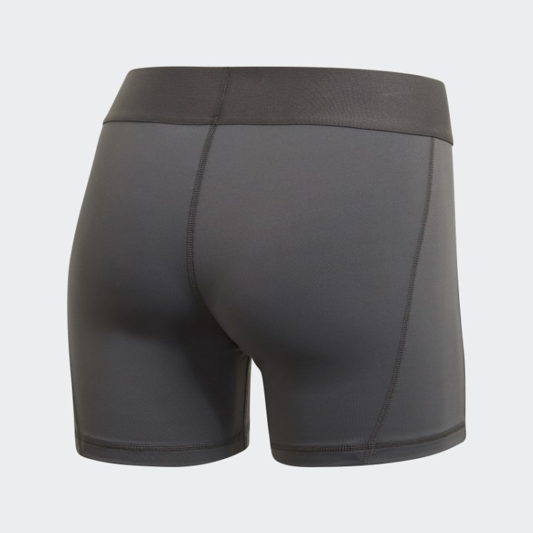Bermuda De Vôlei Adidas Techfit Cinza Escuro