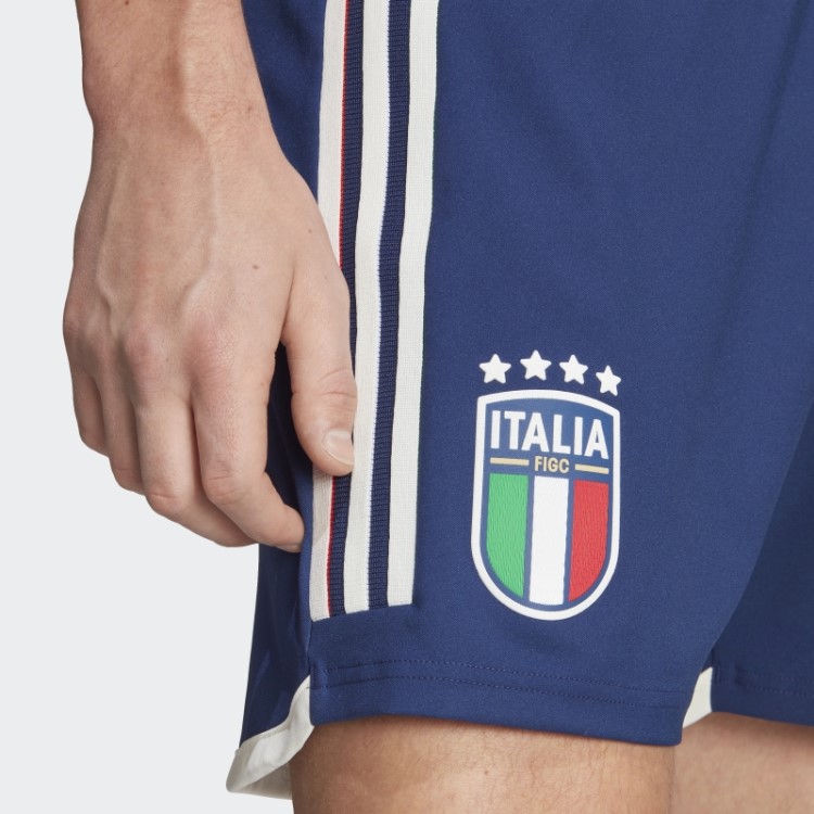 Calções Adidas Azul Escuro Itália 23 Away Autêntico