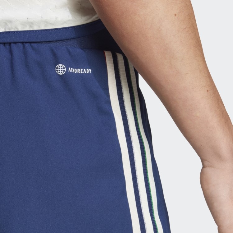 Calções Adidas Azul Escuro Itália 23 Away Autêntico