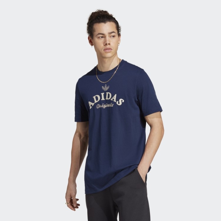 Adidas Graphic Archive T-shirt Night Indigo